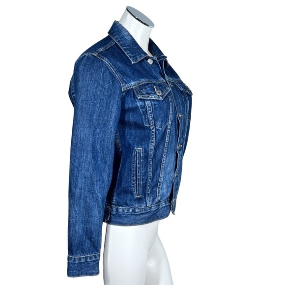 LUCKY BRAND The Tomboy Trucker Women's Denim Jean Jacket Size S - Picture 8 of 16